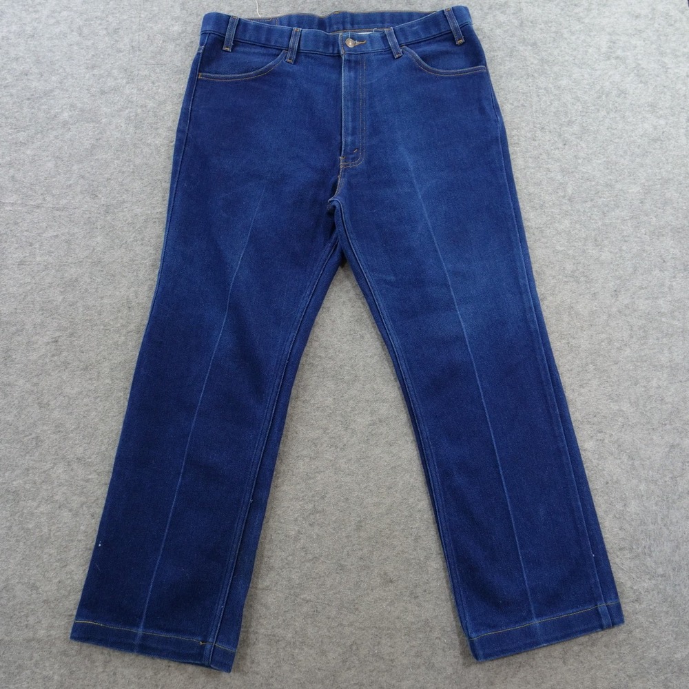Vintage Levis 547 Jeans Mens 38x34 Dark Wash Straight Leg Denim Copper Tab 90s
